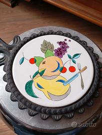 sottopentola in ghisa e ceramica