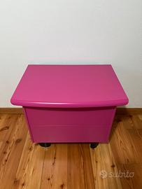 Comodino rosa/fucsia