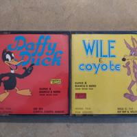 SUPER 8 WILE E COYOTE DUFFY DUCK CASSETTE CARTONI