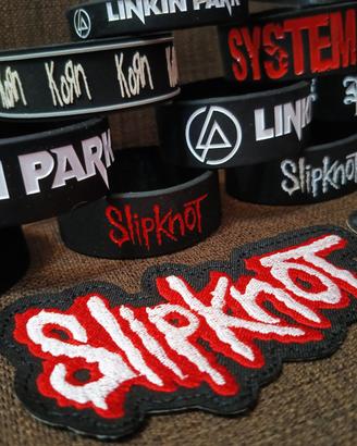 15 Wristband + 2 Patch KORN, SLIPKNOT, SOAD