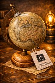 Mappamondo Decorativo Stile Vintage 10 x 13 x H15