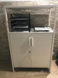 MOBILE/LIBRERIA IN FERRO - CHIUSURA A CHIAVE