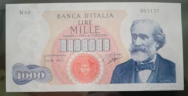 Eccellente banconota da lire 1000