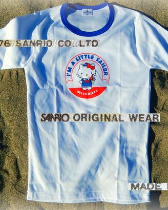 Sanrio HELLO KITTY maglietta maglia Vintage 1976👚