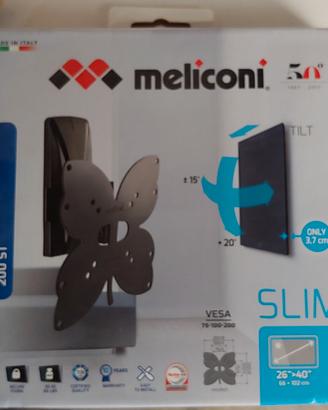 Supporto a muro  per tv  fino a 40" marca Meliconi