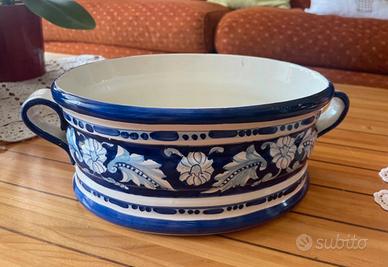 Vaso da interno per fiori ceramica decorata
