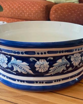 Vaso da interno per fiori ceramica decorata