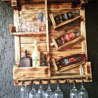 Portabotiglie e portacalici da parete