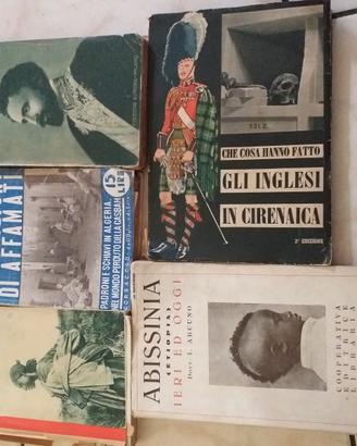 Libri guerra colonie anni 30