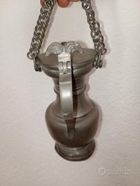 caraffa in peltro 95%