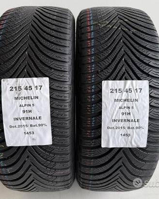 2 gomme 215 45 17 michelin a1453