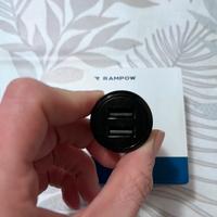 Caricabatteria da auto-doppia porta Usb-A