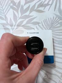 Caricabatteria da auto-doppia porta Usb-A