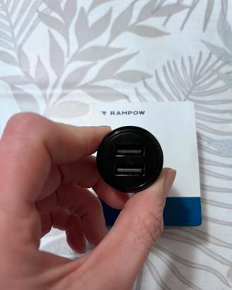 Caricabatteria da auto-doppia porta Usb-A
