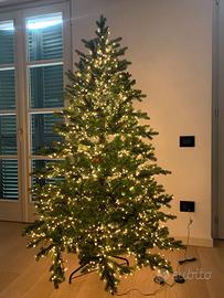 Albero di Natale 180 cm preilluminato