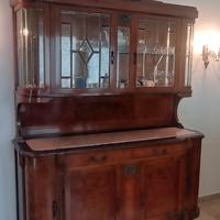 credenza con vetrinetta antiquariato 