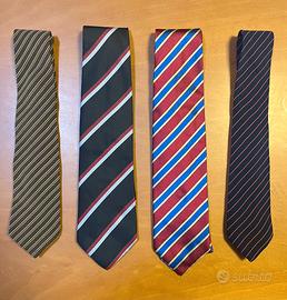 set di 16 cravatte regimental in seta