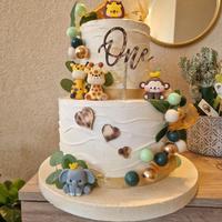 Torta scenografica giungla