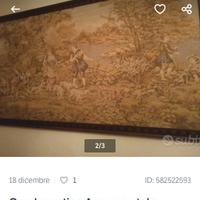 Quadro Antico Arazzo su tela