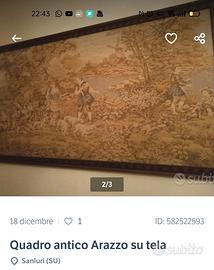 Quadro Antico Arazzo su tela