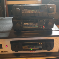 3 autoradio vintage Autovox + plancia per casa