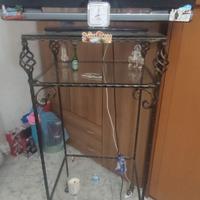 Porta tv in ferro battuto