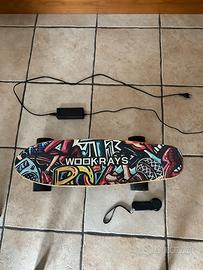 Skateboard elettrico WOOKRAYS