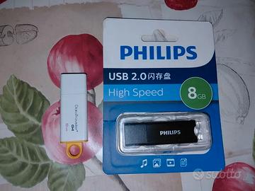 2 Pendrive da 8 GB (pari al nuovo!)