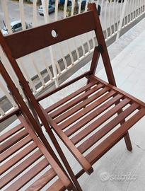 sedie richiudibili Ikea 