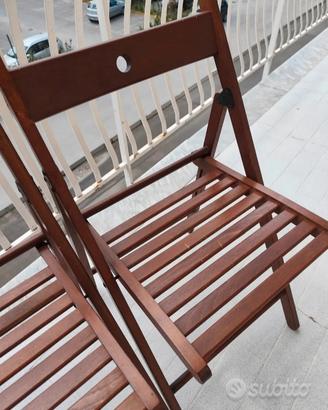sedie richiudibili Ikea 