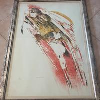 Remo brindisi litografia quadro