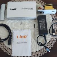 LinQ Box Esterno 3,5" HDD Sata/Ide USB 2.0 "NUOVO"