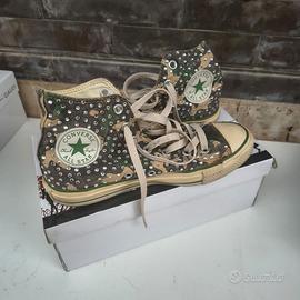 Converse All Star Camouflage con Strass num 37