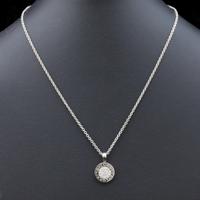 BULGARI COLLANA ORO BIANCO 18 KT DIAMANTI 0.19 CT