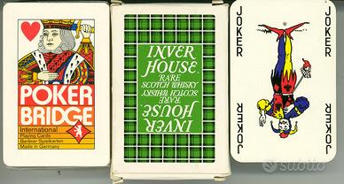 2 MAZZI CARTE ANNI '50 INVER HOUSE SCOTCH WHISKY