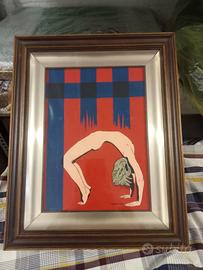 Quadro ad olio su tela del  pittore Fiorentino