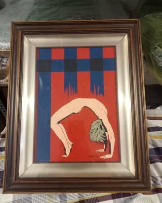 Quadro ad olio su tela del  pittore Fiorentino