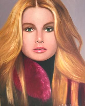 Antonio Sciacca olio su tela 70x90