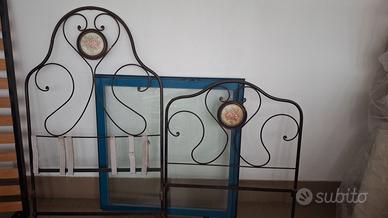 Lettino in ferro battuto