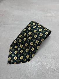 Cravatta in seta elegante fantasia Uomo