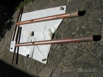 Pali n°2 per stendibiancheria da giardino