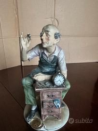 statuina vintage in porcellana Capodimonte