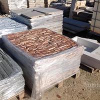 Listellini di pietra rifilati rosa da 3 cm