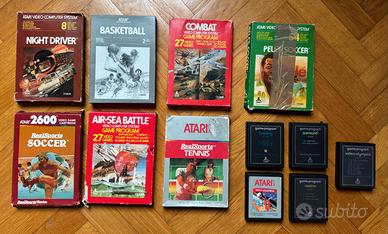 Lotto di 12 videogiochi per Atari 2600 funzionanti