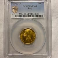 50 lire 1933 Littore