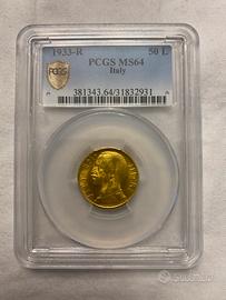 50 lire 1933 Littore