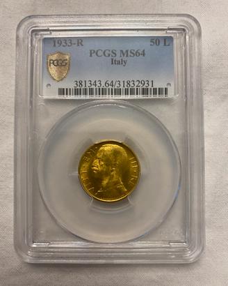 50 lire 1933 Littore