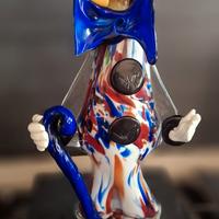 Set 3 Pagliacci Vintage Vetro Artistico