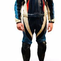 Tuta moto pelle