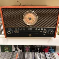 Stereo con Piatto, Cd , Radio  Fm, lettore  Nastri